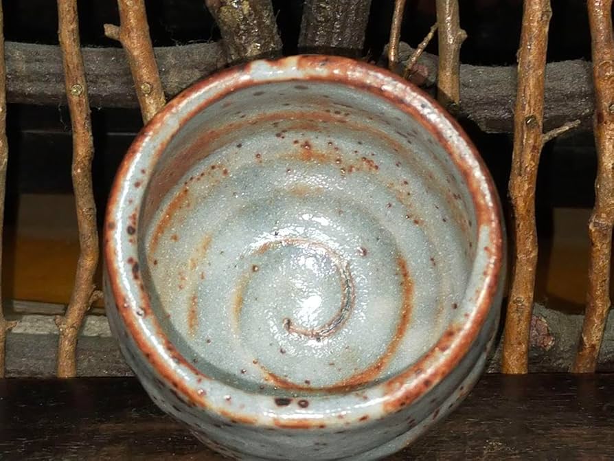 Amazon | 美濃焼 鼠志野 湯飲み 湯呑み 白山窯 山田正和 | ノー