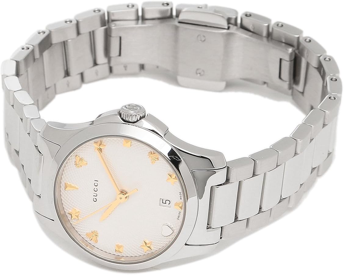 Amazon.co.jp: [グッチ] 腕時計 レディース GUCCI YA126572 シルバー