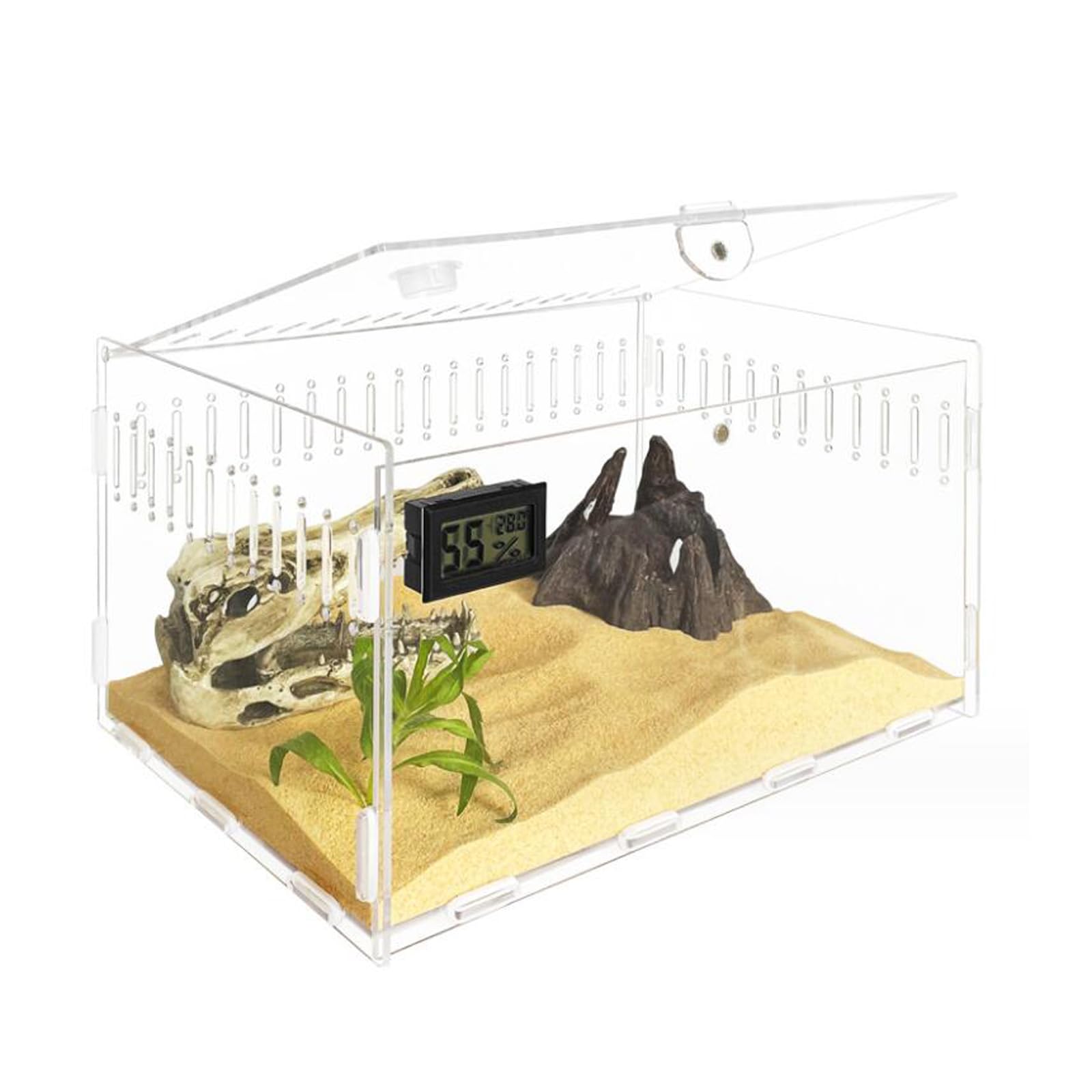 Amazon.co.jp: ZNUJS(さちえ) 爬虫類 ケージ 30*20*15cmトカゲ ケージ