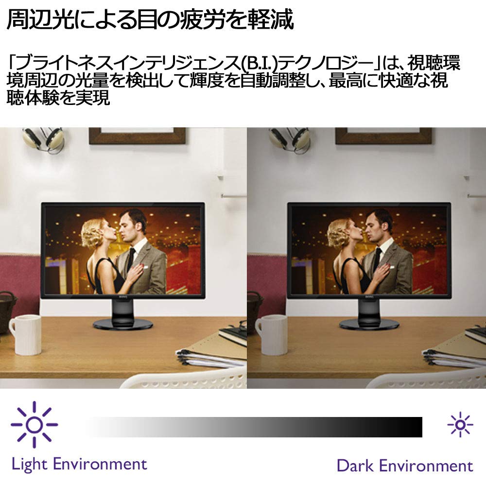 Amazon.co.jp: BenQ ゲーミングモニター ディスプレイ GL2460BH 24