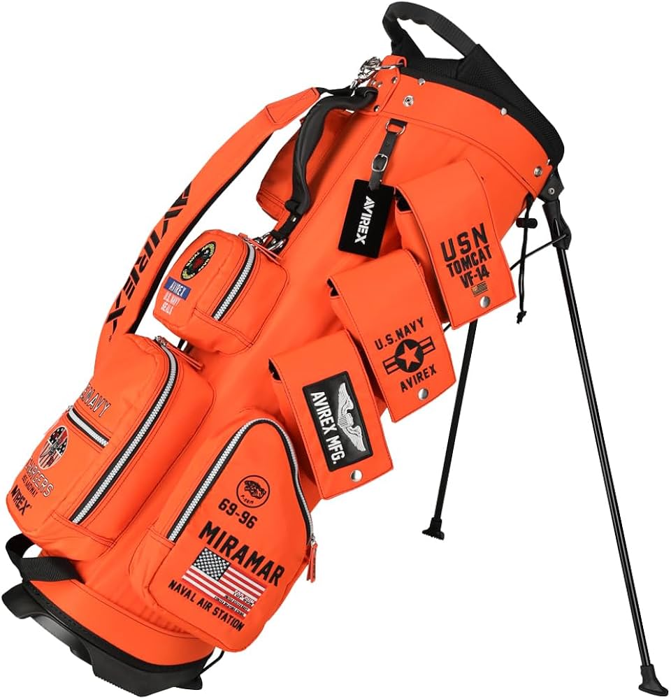 Amazon | AVIREX GOLF アヴィレックスゴルフ 9型 スタンド式 キャディ