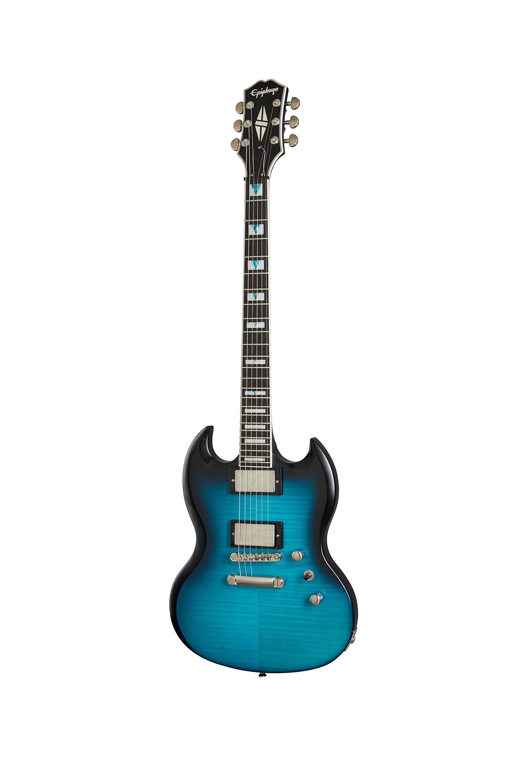 Amazon.co.jp: Epiphone SG Prophecy, ブルータイガーエイジドグロス