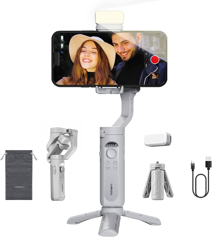 Amazon.co.jp: hohem XE Kit ジンバルスマホ用 3軸 折りたたみ式