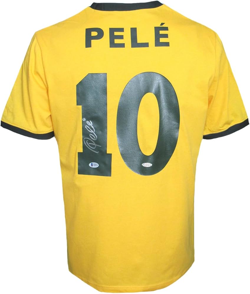 Amazon | ペレ 直筆 サイン 入り ブラジル代表 10番 ユニフォーム