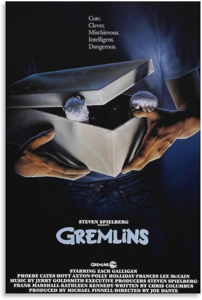 Amazon.co.jp: ノーブランド品 グレムリン映画ポスター モダンレトロ