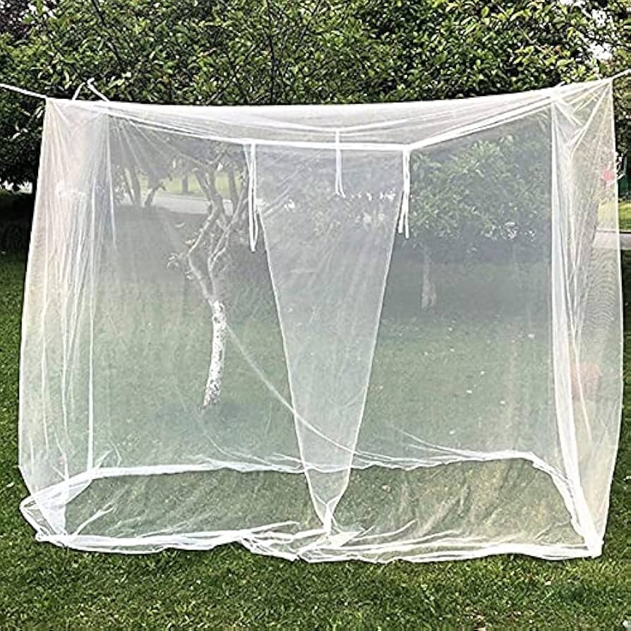 Amazon｜yuchurey 蚊帳 屋外 大型 かや 吊り下げ式 簡単設置 キャンプ
