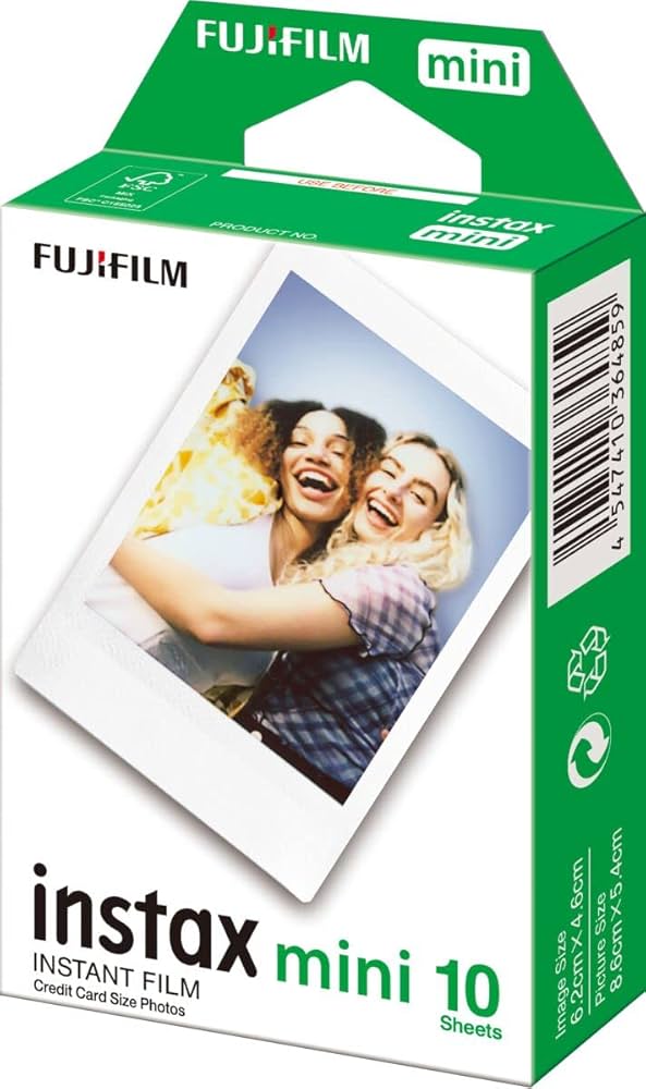 Amazon.com : Fujifilm Instax Mini Film Single Pack 10 Sheets per