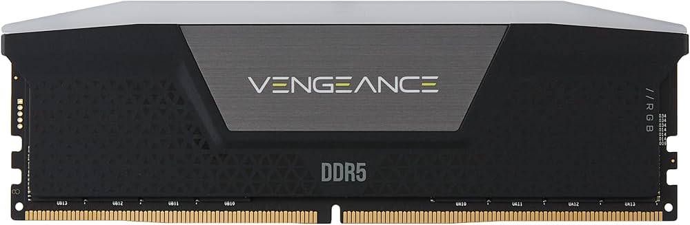 Amazon | CORSAIR VENGEANCE RGB DDR5 RAM 64GB (2x32GB) 5200MHz CL40