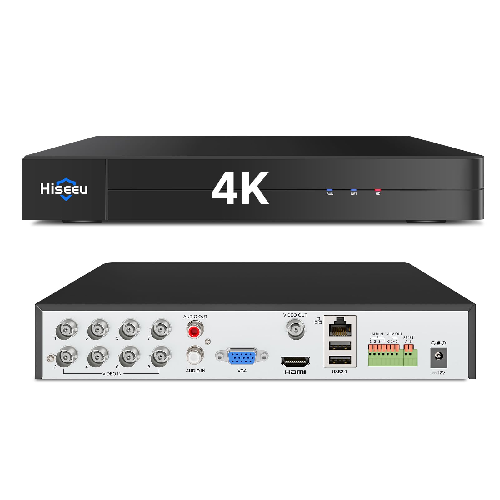 Amazon.com : Hiseeu 4K 8 Channel DVR Security Digital Video