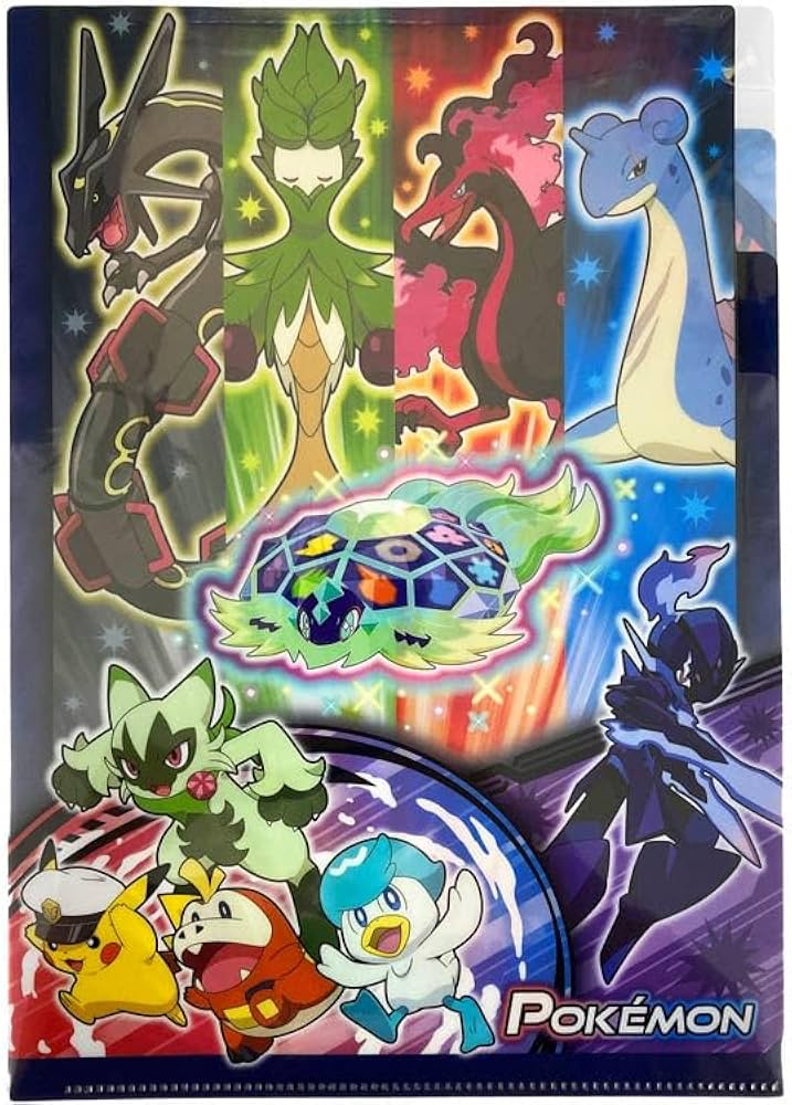 Amazon.co.jp: ショウワノート ポケットモンスター 3ポケットA4クリア