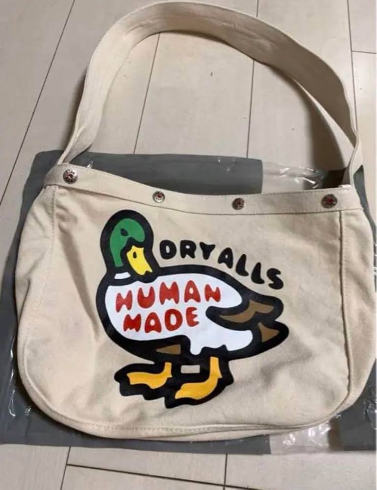 Amazon.co.jp: Human Made Tote Bag, Duck, White : Toys & Games