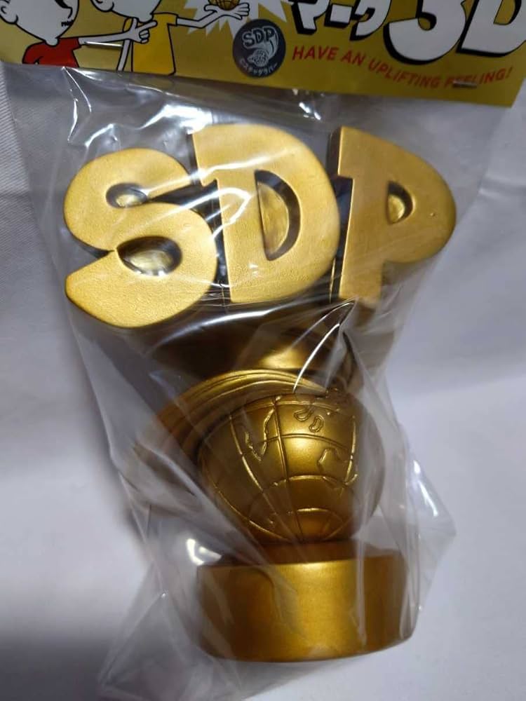 Amazon.co.jp: スチャダラパー ロゴマーク3D 金 SDP ロゴ 30周年 30th