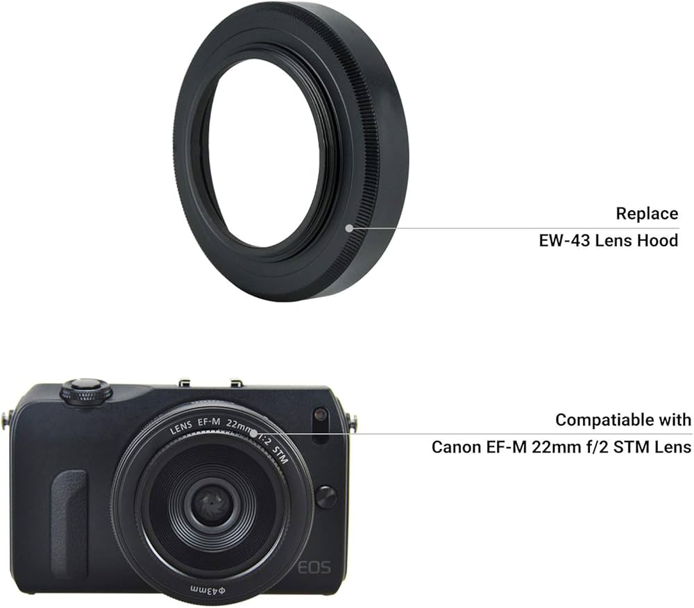 Amazon | JJC メタル レンズフード ねじ込む式 キヤノンEW-43 互換