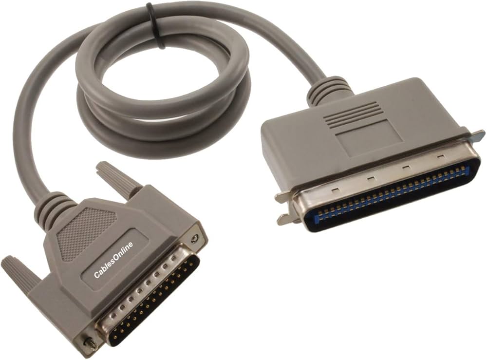 Amazon | 3フィート DB25オスからCN50オス SCSI 25-コンダクター