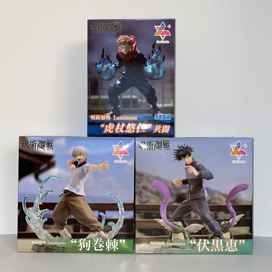 Amazon.co.jp: 呪術廻戦 フィギュア ルミナスタ 虎杖 悠仁 伏黒 恵 狗