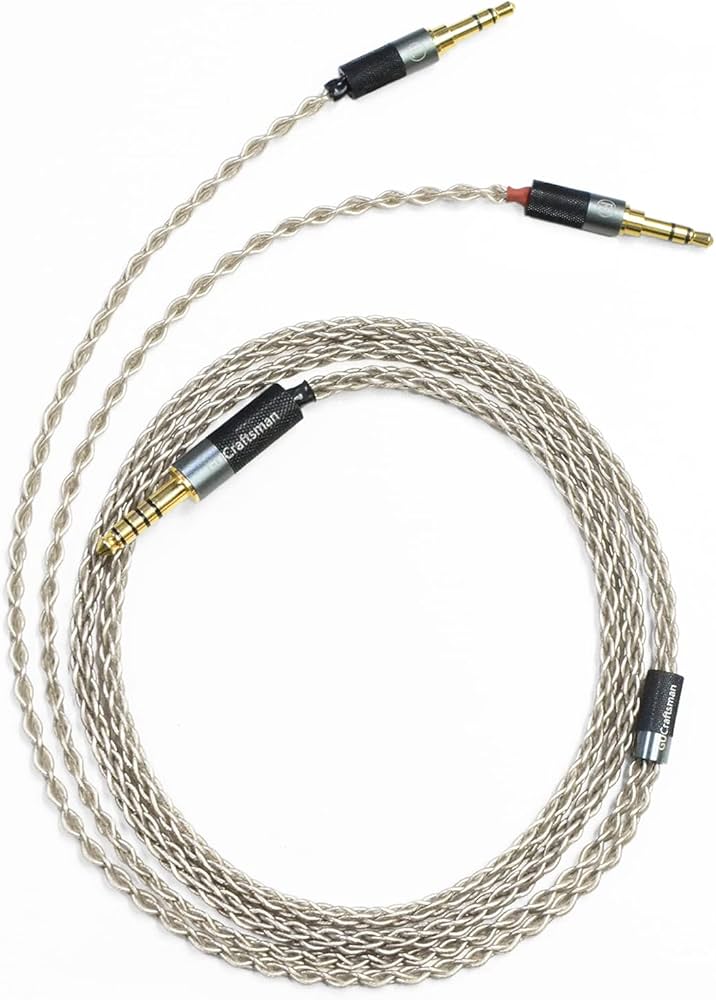 Amazon | GUCraftsman 6N単結晶銀ヘッドホンアップグレードケーブル