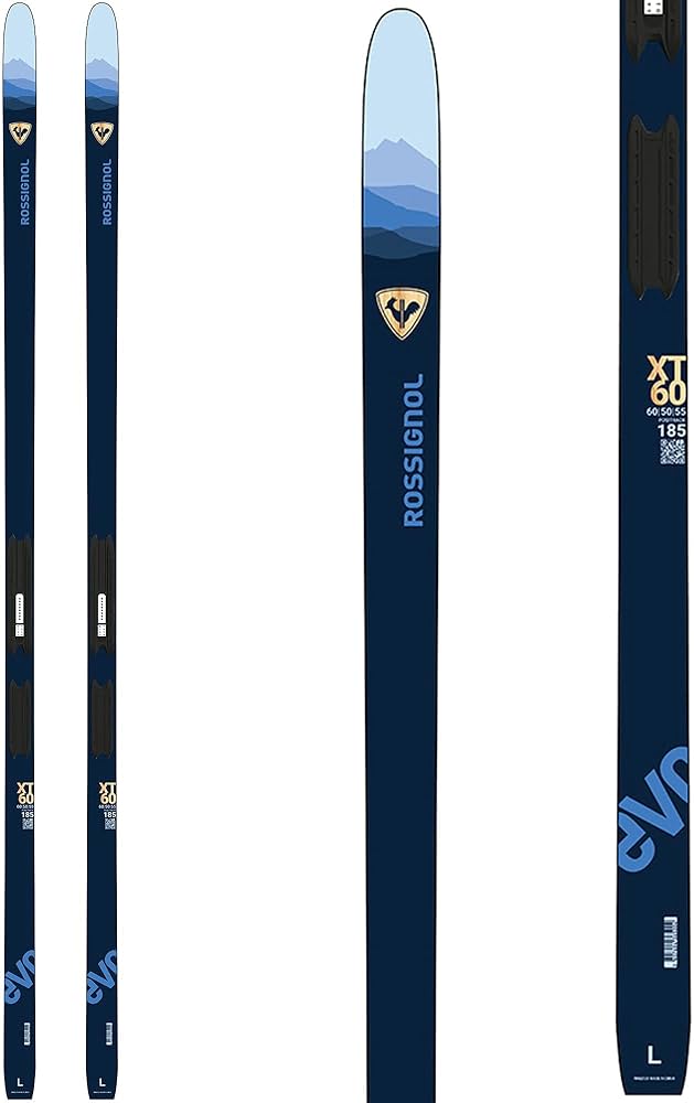 Amazon.com : Rossignol Evo XT 60 Positrack XC Skis w/Tour Step-in