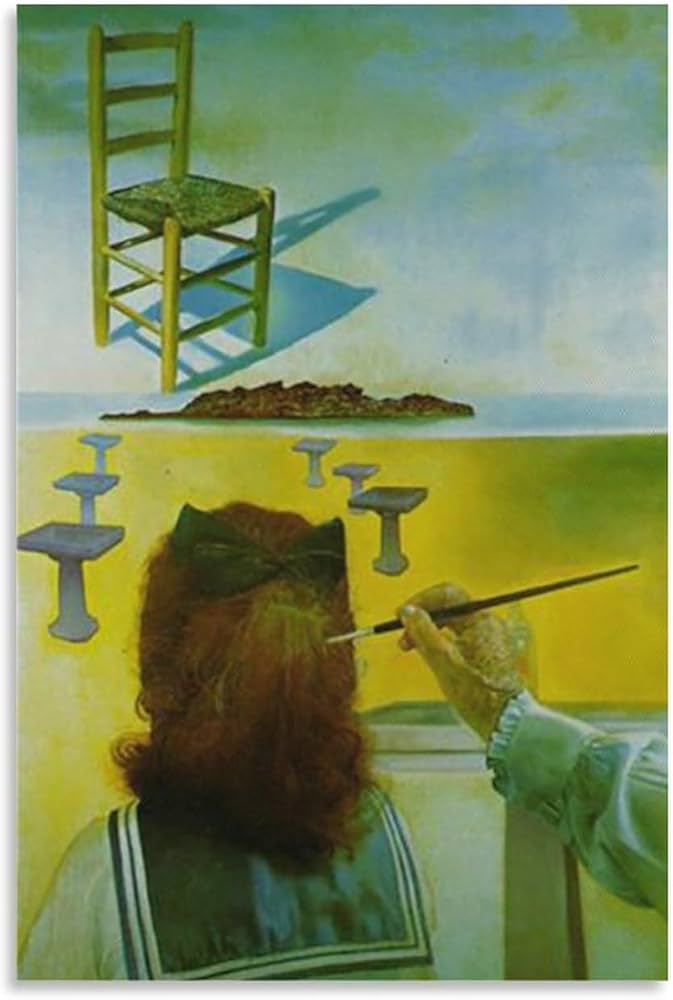Amazon.com: Salvador Dali Art Poster The Chair (stereoscopic Work
