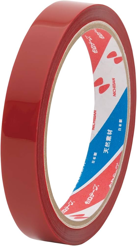 Amazon | ニチバン セロテープ 着色 10巻入 15mm×35m 4301-1510P 赤