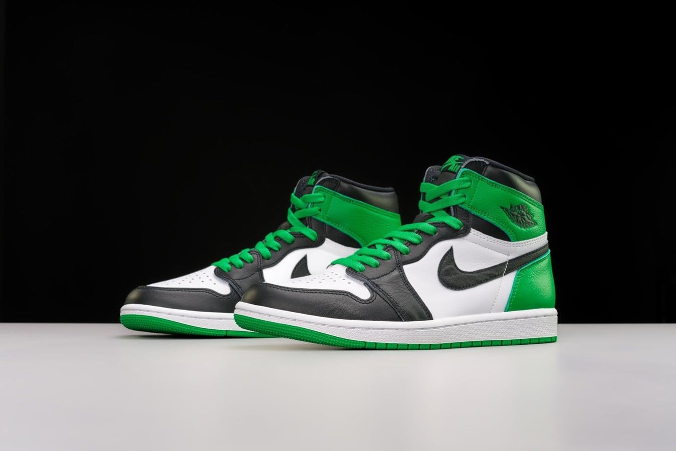 Amazon | [ナイキ] AIR JORDAN 1 RETRO HIGH OG Black and Lucky Green