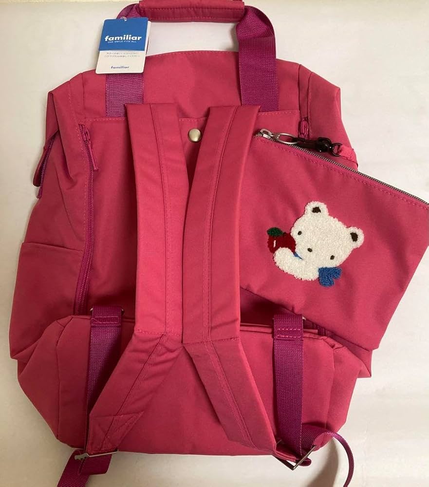 Amazon.co.jp: ファミリア 2way マザーズバッグ リュック 完売品 赤