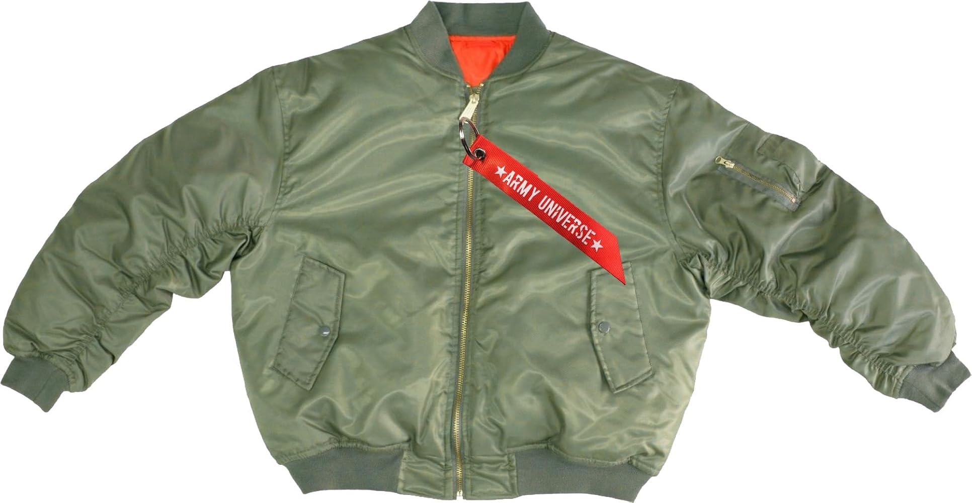 Amazon.com: Army Universe Sage Green MA-1 Military Flight Jacket