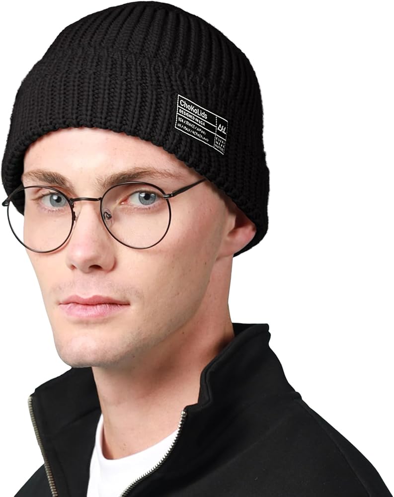 CHOK.LIDS Chunky Trawler Beanie Everyday Watch Hat Roll up Edge