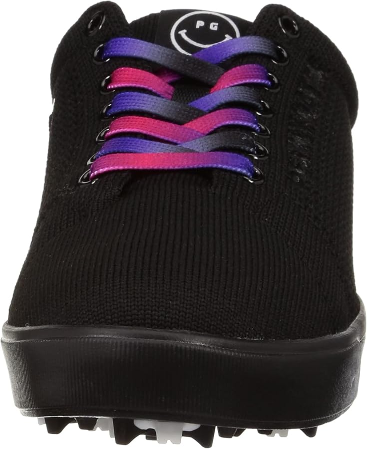 PEARLY GATES メッシュスニーカー 黒/紫/ピンク PEARLY GATES メッシュ