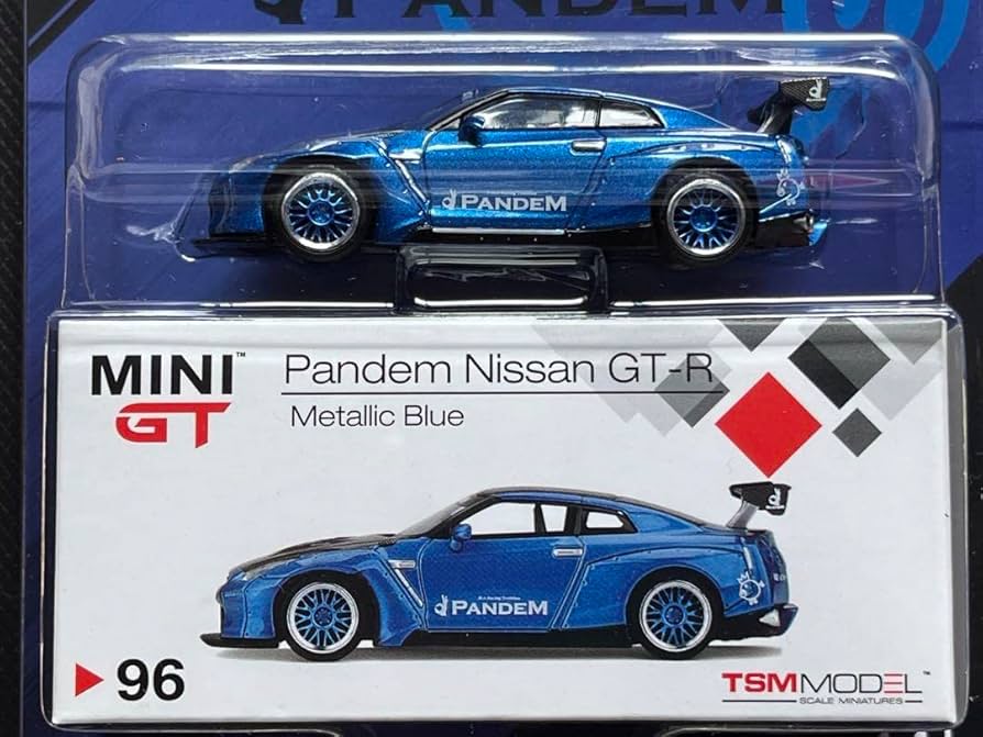 Amazon | ミニGT 1/64 パンデム GT-R R35 GTウイング メタリックブルー
