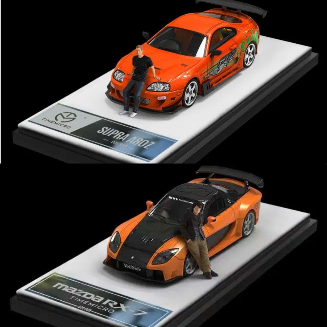 Amazon.co.jp: TIME Micro 1 64 ワイルドスピード スープラ RX-7 FD