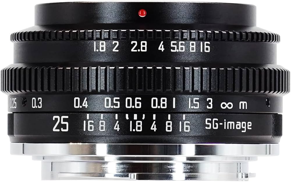 Amazon.co.jp: SG-image 25mm F1.8 APS-C Xマウント 富士フイルムX互換