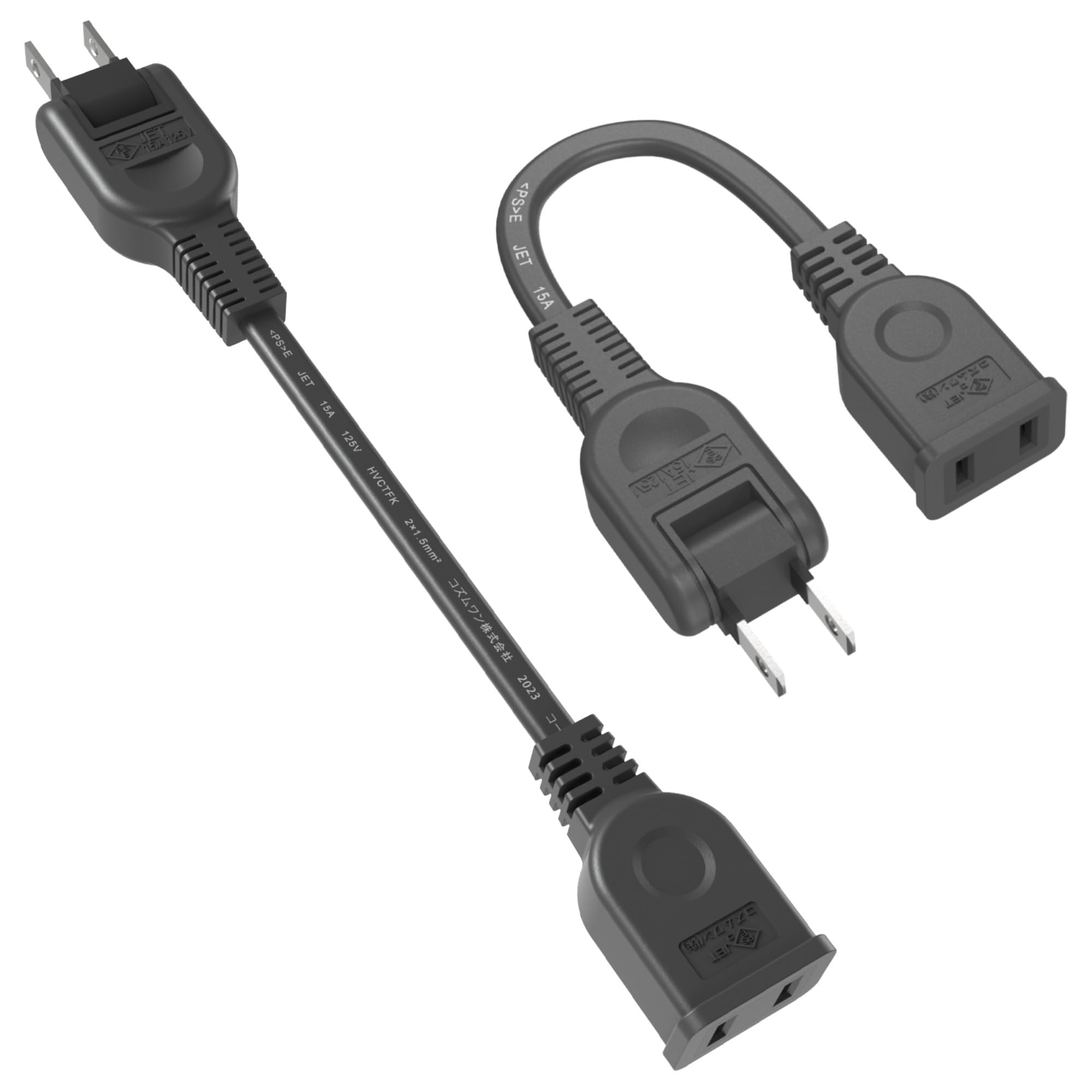 Amazon.co.jp: 電源ケーブル 0.1m 短い 延長コード ブラック 0.1