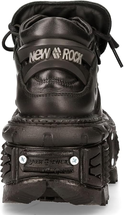 Amazon.com | New Rock Ankle Boots M-TANK106-C2 Unisex Metallic