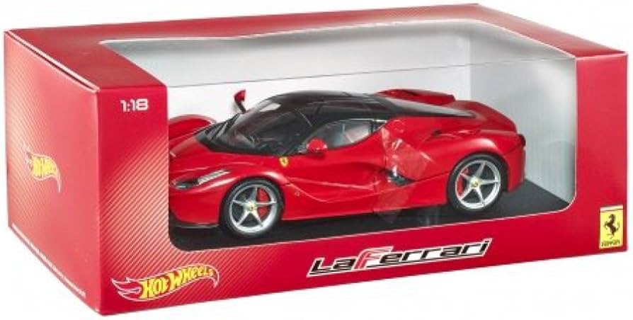 Amazon | LA FERRARI ラ フェラーリ 赤 hotwheels ホットウィール 1:18