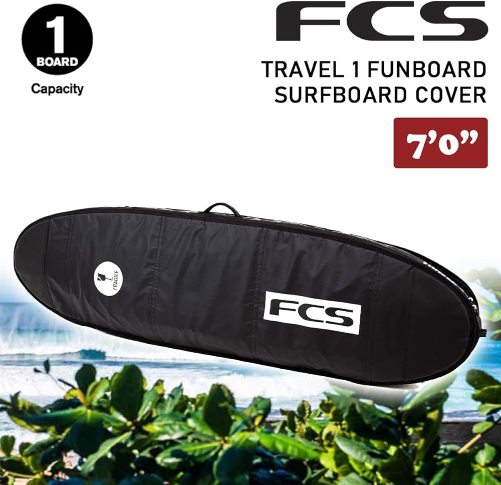 Amazon | FCS ボードケース ハードケース TRAVEL 1 FUNBOARD SURFBOARD