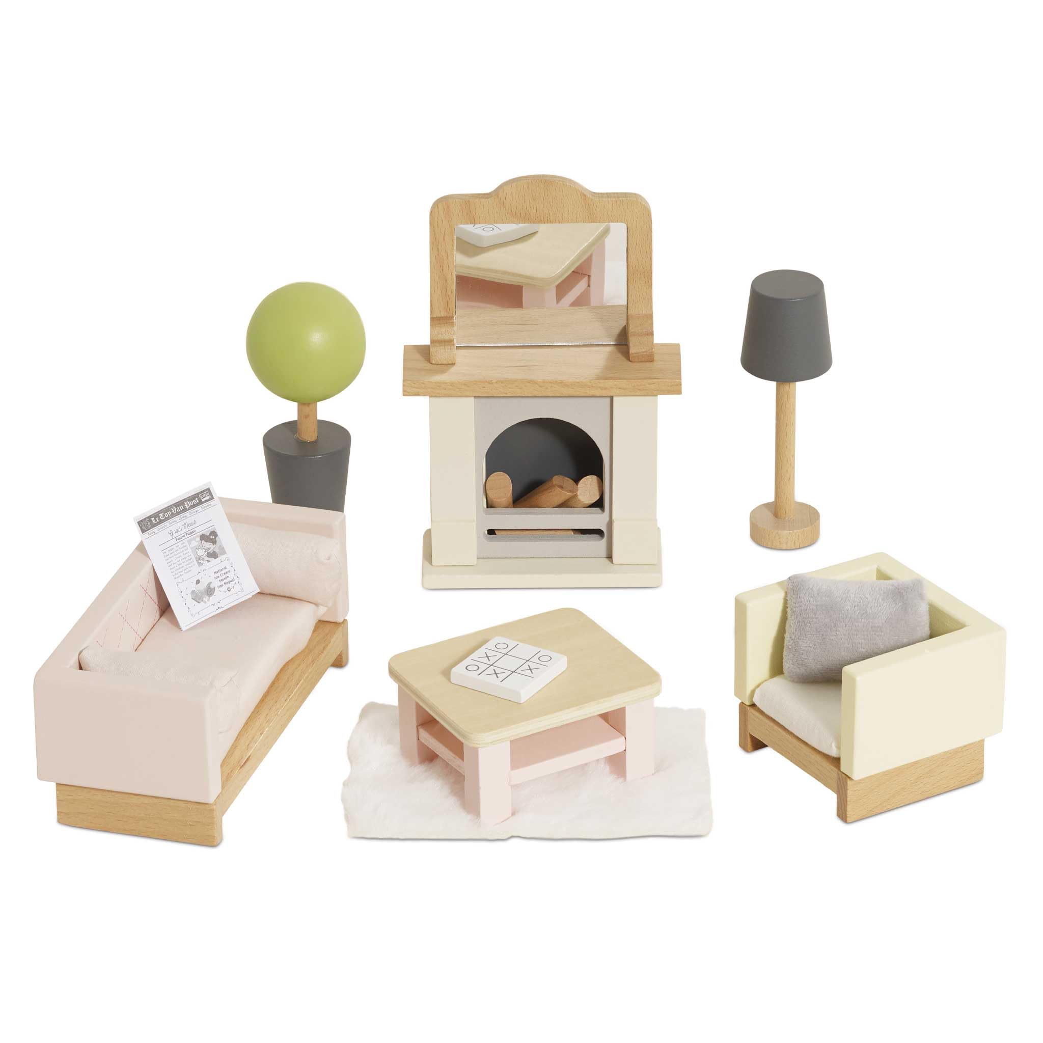 Amazon.com: Le Toy Van Daisylane Sitting Room Dollhouse Furniture
