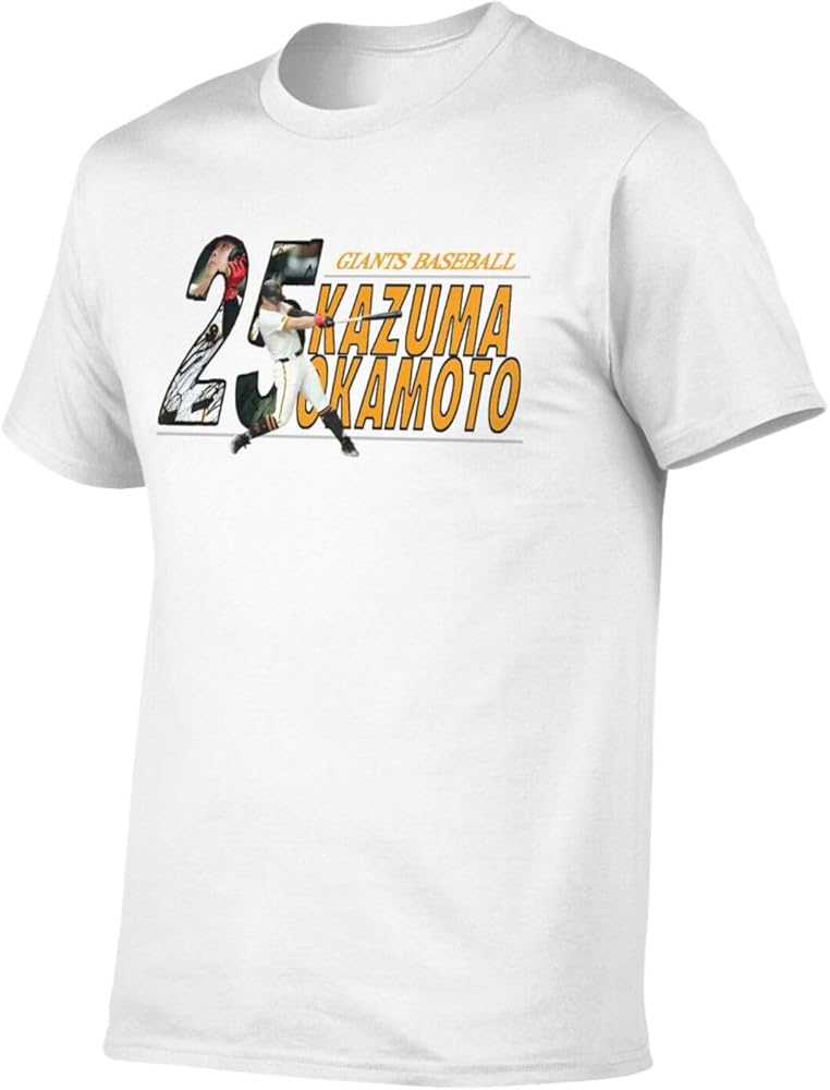 Amazon.co.jp: [Basfcon] 読売ジャイアンツ 岡本和真半袖 T シャツ