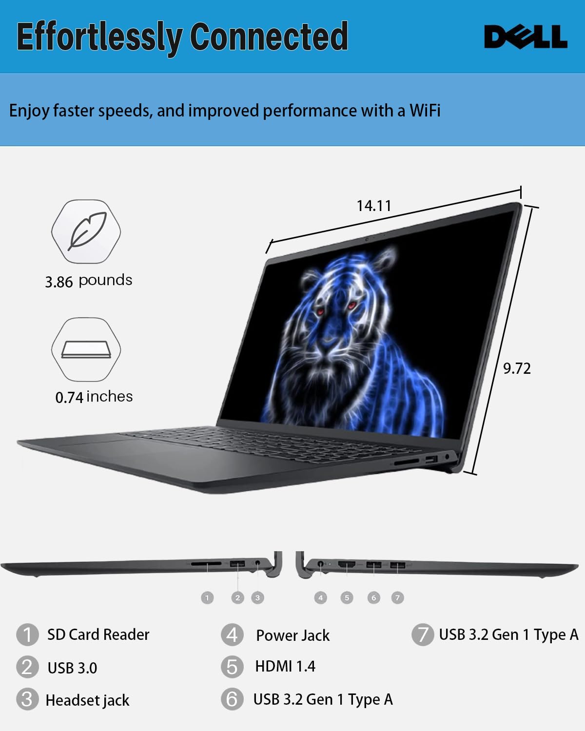 Amazon.com: Dell Inspiron 3515 Business Laptop, 15.6 Inch HD