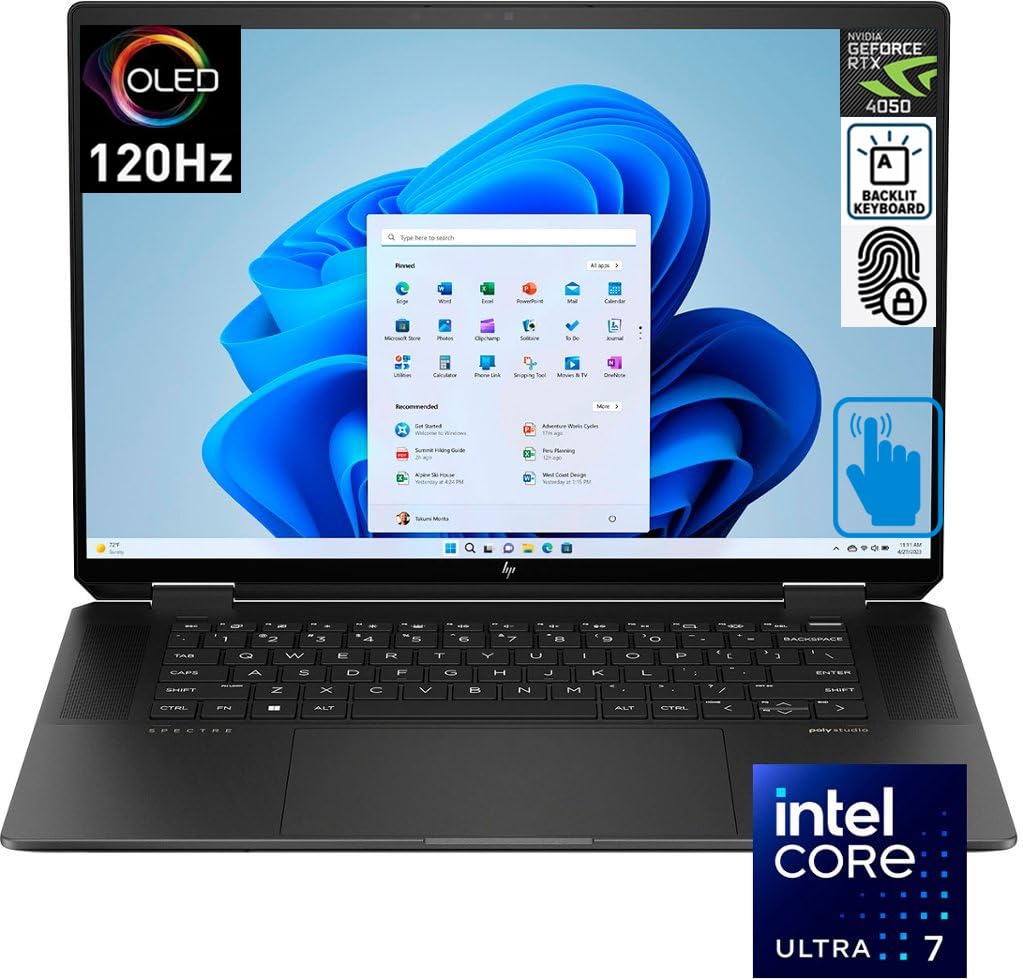 Amazon.com: HP Spectre x360 Home & Business 2-in-1 Laptop (Intel