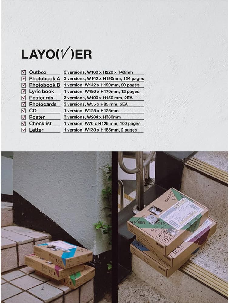 Amazon.com: Bts V - Layover 1st Solo Album (All [Ver.1+Ver.2+Ver.3