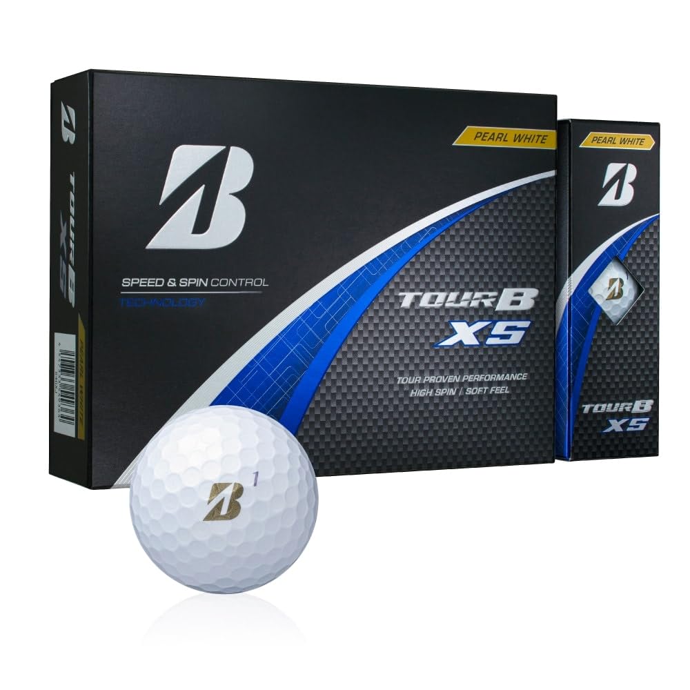 Amazon.co.jp: ブリヂストン ゴルフボール TOUR B XS パールホワイト 2
