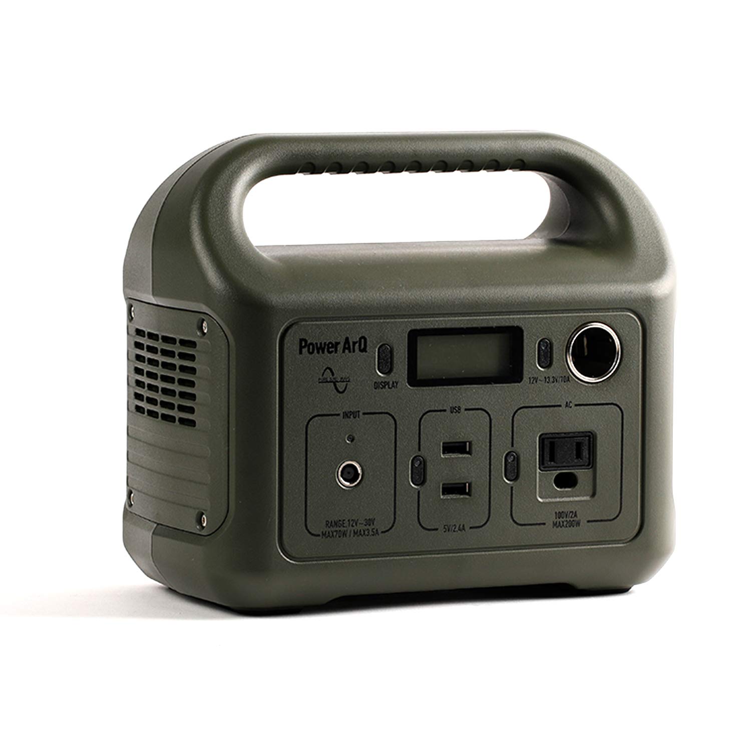 Amazon.co.jp: Smart Tap ポータブル電源 PowerArQ mini オリーブ