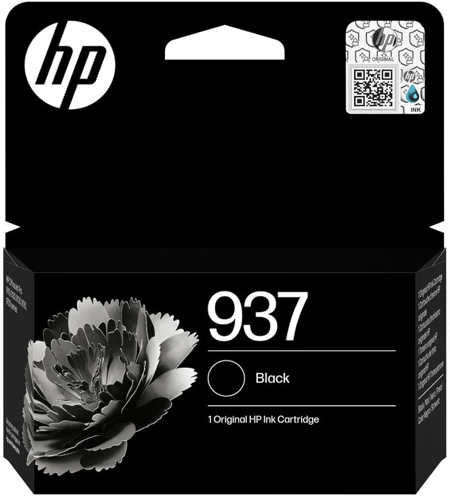 Amazon.co.jp: HP 937 ブラックオリジナルインクカートリッジ