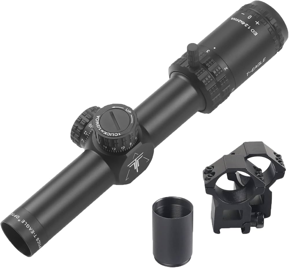 Amazon.co.jp: T-EAGLE ライフルスコープ EO1.2-6x24WA 可変倍率