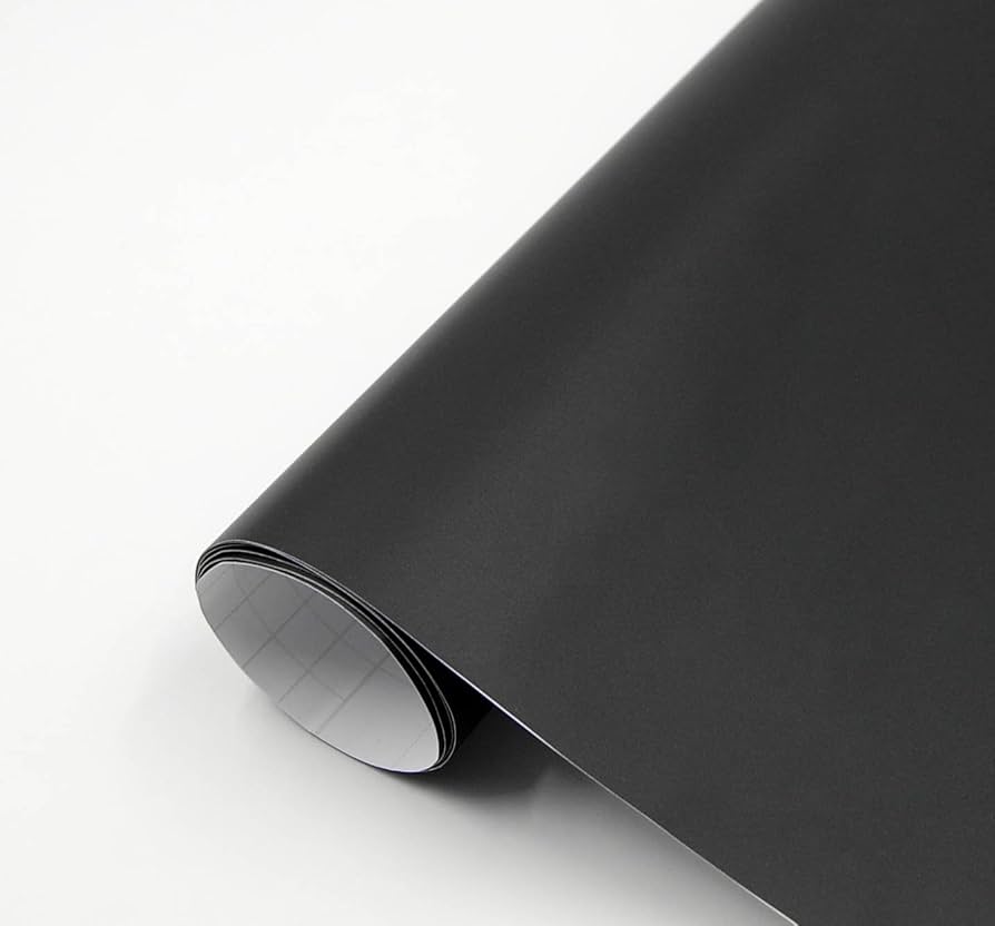 Amazon.co.jp: IlMondoMall マットブラック ラッピングシート 艶なし