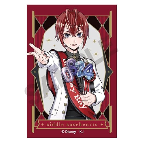 ブルームバースデーカバー付き缶バッジ リドル・ローズハート