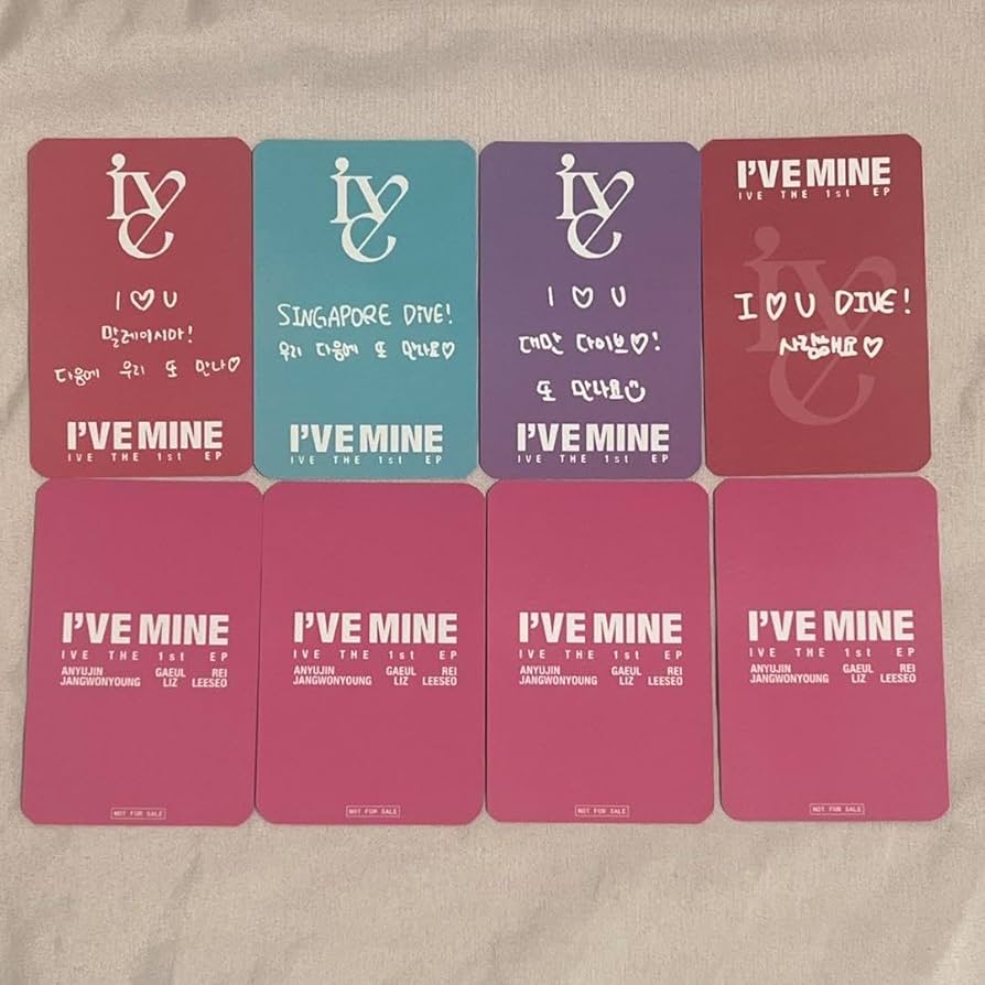 Amazon.co.jp: IVE 会場限定 ウォニョン トレカ 8種セット : おもちゃ