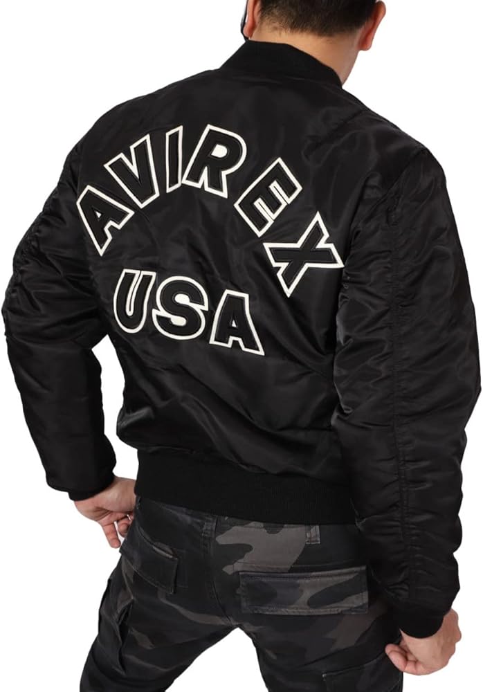 Amazon | (アビレックス) AVIREX MA-1 COMMERCIAL LOGO 定番フライト