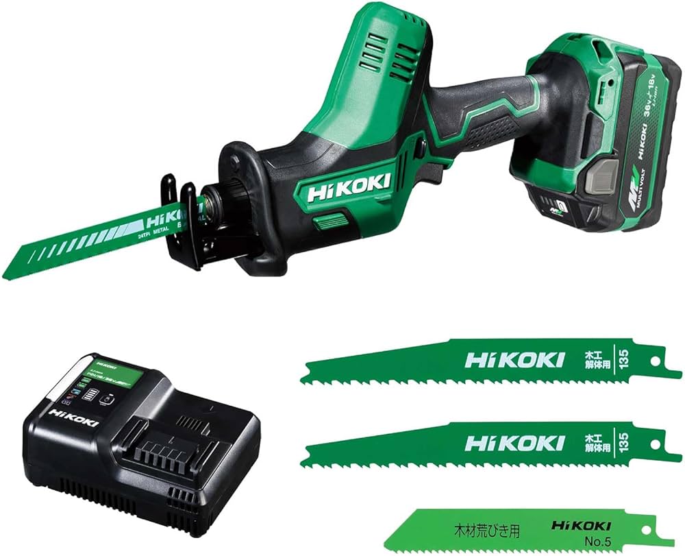 Amazon | HiKOKI(ハイコーキ) 18V充電式セーバソー CR18DA(XPZ) + 木工