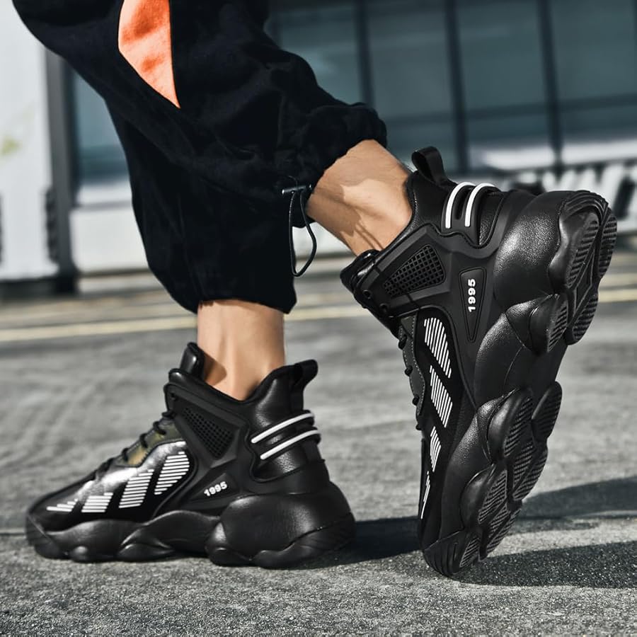 Amazon | [DZXZ] バスケットシューズ メンズ バッシュ スニーカー